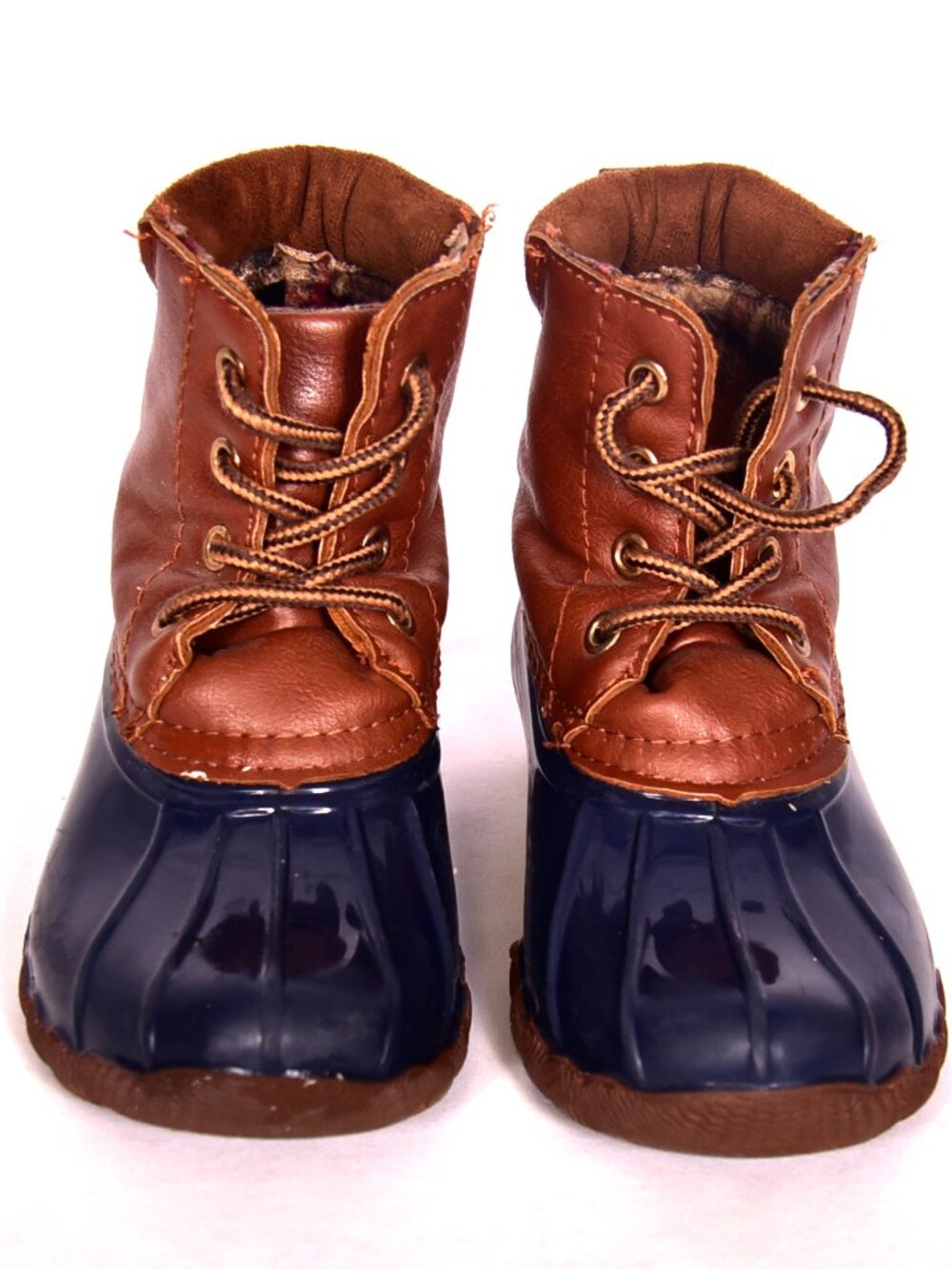 Yokids Rain Boots Youth Size 13 Blue & Brown
